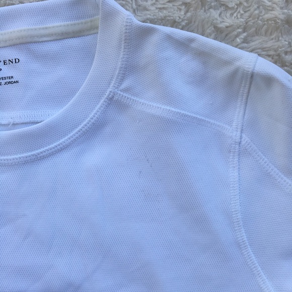 Land’s End white activewear workout top size xs - Picture 2 of 7